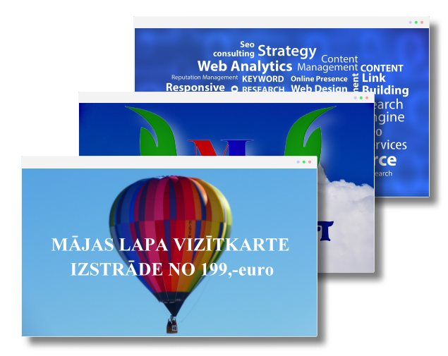 Mājas lapas vizītkartes izstrāde