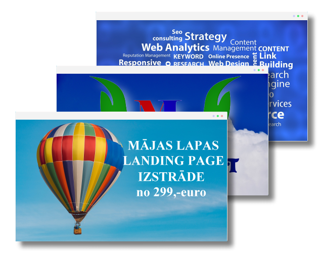 Landing Page mājas lapas izstrādes cena